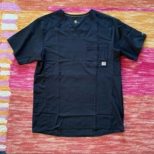 Small men’s/unisex Carhartt Liberty scrubs top
